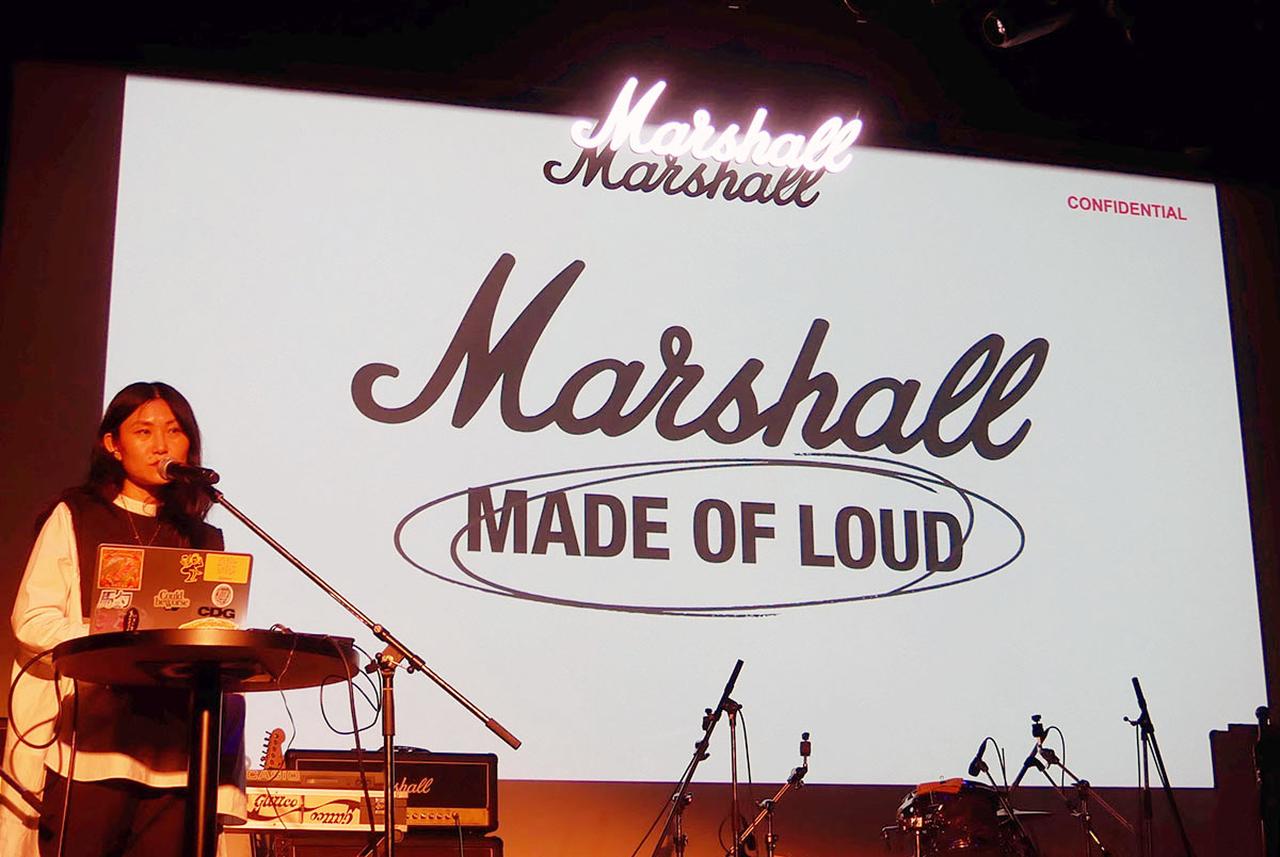 画像: マーシャルの取り組みについて紹介してくれた、Marshall Group APACマーケティング・ディレクターRachel Wuさん