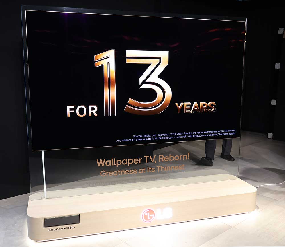 画像4: LG、4K有機ELテレビの新製品として、壁と一体化するWALL PAPERタイプの「LG OLED evo AI W6」ほか全3シリーズ10モデルを発表