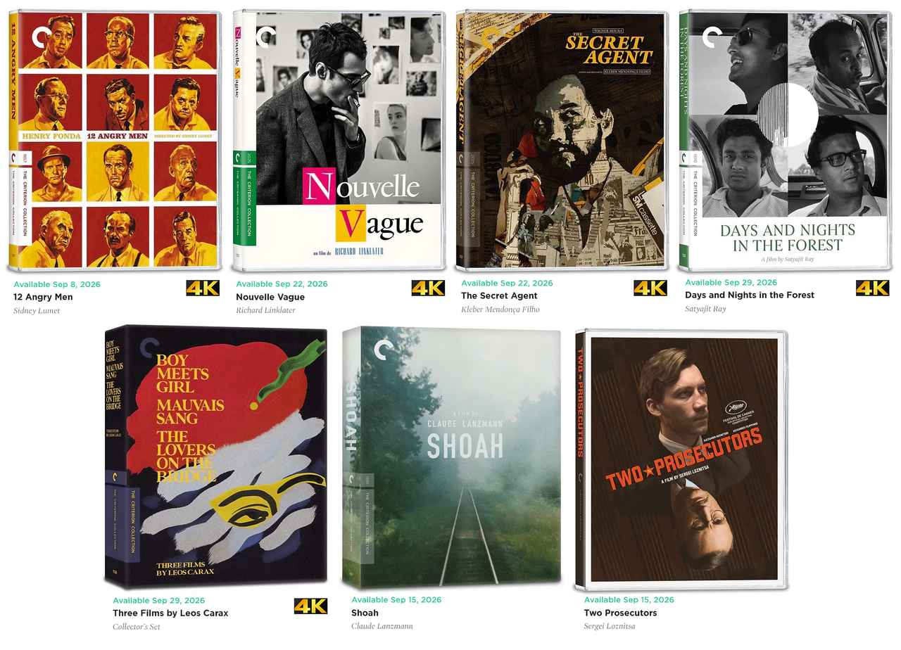 画像: SEPTEMER 2026 NEW RELEASES - THE CRITERION COLLECTION