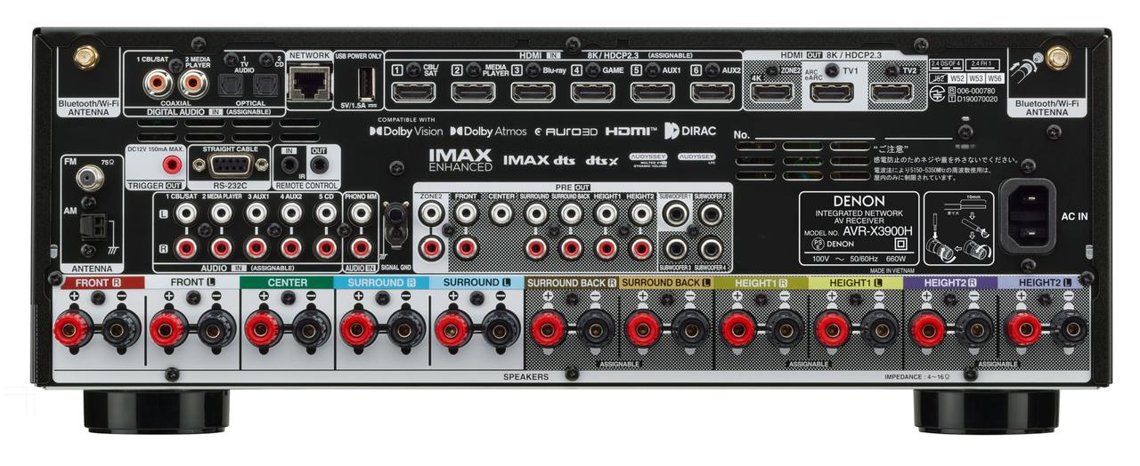 画像4: DENON AVR-X2900H / AVR-X3900H《Special Review》
最高の価格対性能比を追求!デノンのドルビーアトモス、DTS-X対応のエントリー&ミドルクラスAVセンター新世代機登場