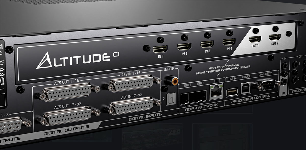 画像2: ネットワークベースのAudio over IPプロセッサー、トリノフ「Altitude CI」が誕生! 従来のマルチチャンネルAVシステムから、発想そのものを変える