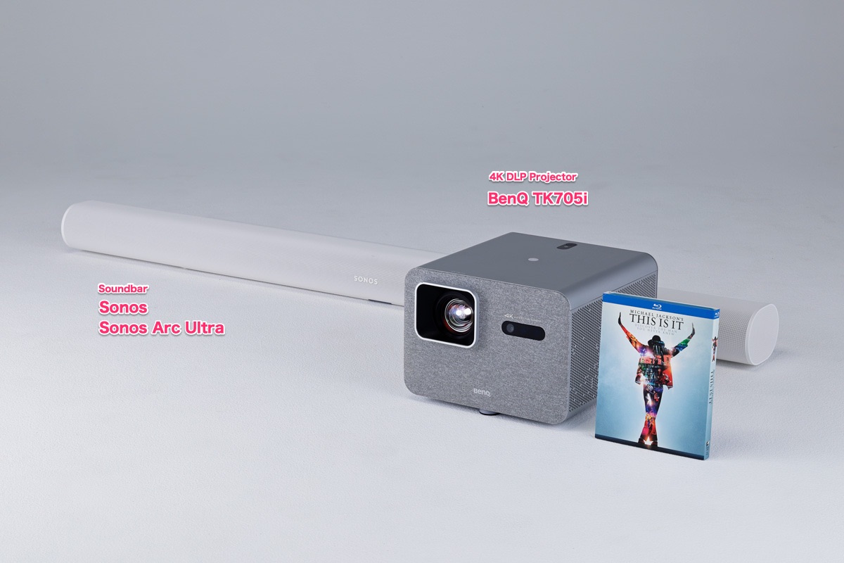 画像1: 煌めく大画面と猛烈な音響を我が手に!BenQ TK705i / Sonos Arc Ultra《究極のMJを聴く、観る》