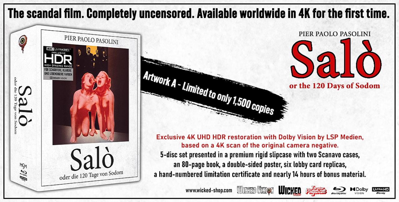 画像2: SALÒ, OR THE 120 DAYS OF SODOM - 4K UHD BLU-RAY with DOLBY VISION 4K DIGITAL RESTORATION