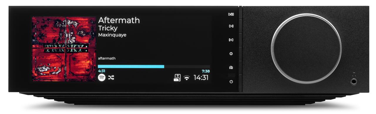 画像: ネットワークプレーヤー機能内蔵のプリメインアンプEvo 150 SE。オランダHypex社と共同開発した「Hypex NCOREx(Tuned by Cambridge)Class Dアンプモジュールを搭載、150W×2の強力なパワーを発揮する。ストリーミング再生やHDMI eARC入力のほかに、フォノ入力端子も備わり、多彩な音楽再生をサポートする