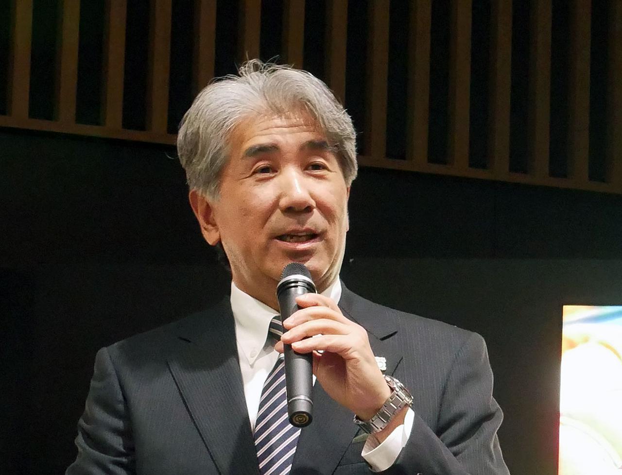 画像: TVS REGZA株式会社 取締役副社長 石橋泰博さんが新ラインナップについて解説してくれた