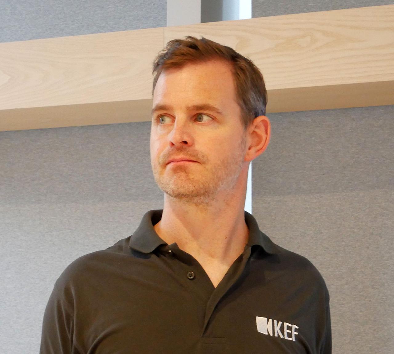 画像: KEFのCTO 音響工学博士のJack Oclee-Brown氏がLS LUXEについて解説してくれた