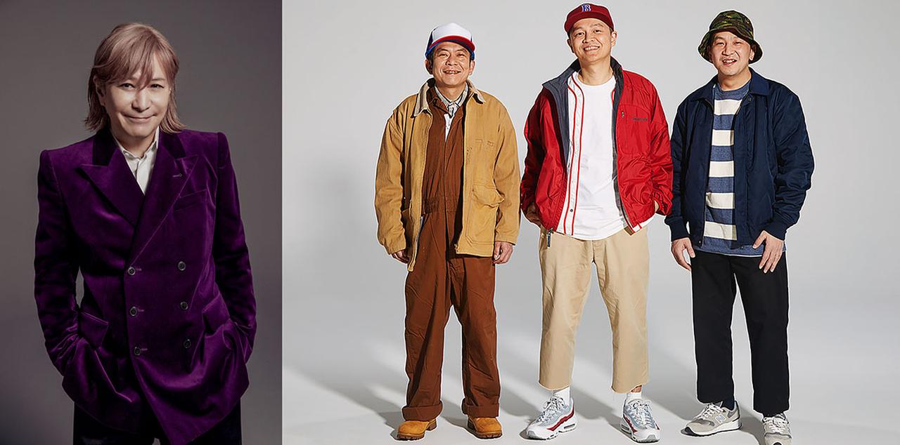 画像: 小室哲哉氏とスチャダラパーの面々