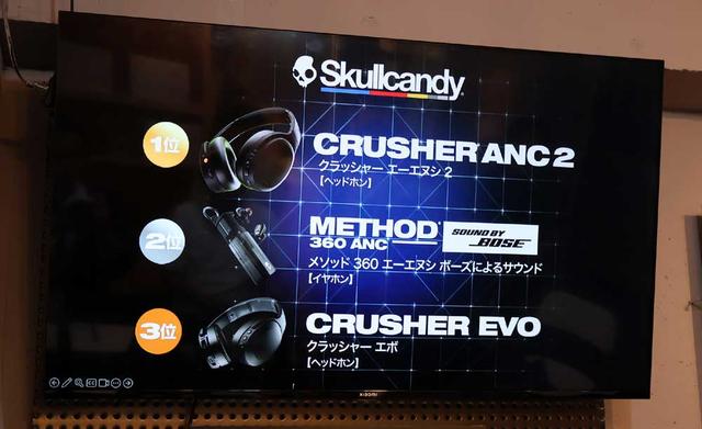 画像1: スカルキャンディ、BOSEと協業して重低音ヘッドホンの最上位モデル「Crusher 1080 ANC SOUND BY BOSE」を発表。上質なサウンドで空間オーディオが楽しめる逸品