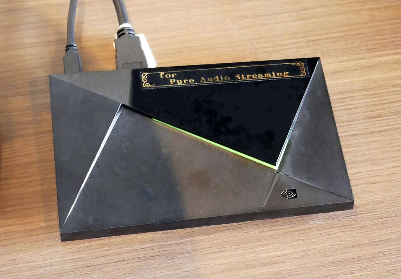 画像: 取材時には、NVIDIA「SHIELD TV Pro」をストリーミングプレーヤーとして使っている