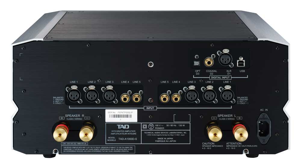画像2: TAD、デジタル入力を搭載したインテグレーテッドアンプ「TAD-A1000D」を10月下旬に発売