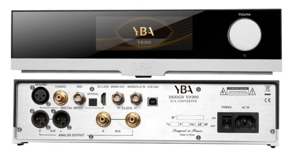 画像1: フランスYBAのD/Aコンバーター「YD302」とSACD/CDトランスポート「YT302」を、ブライトーンが取り扱い開始。両機の組み合わせで、高品質なSACD/CD再生も可能