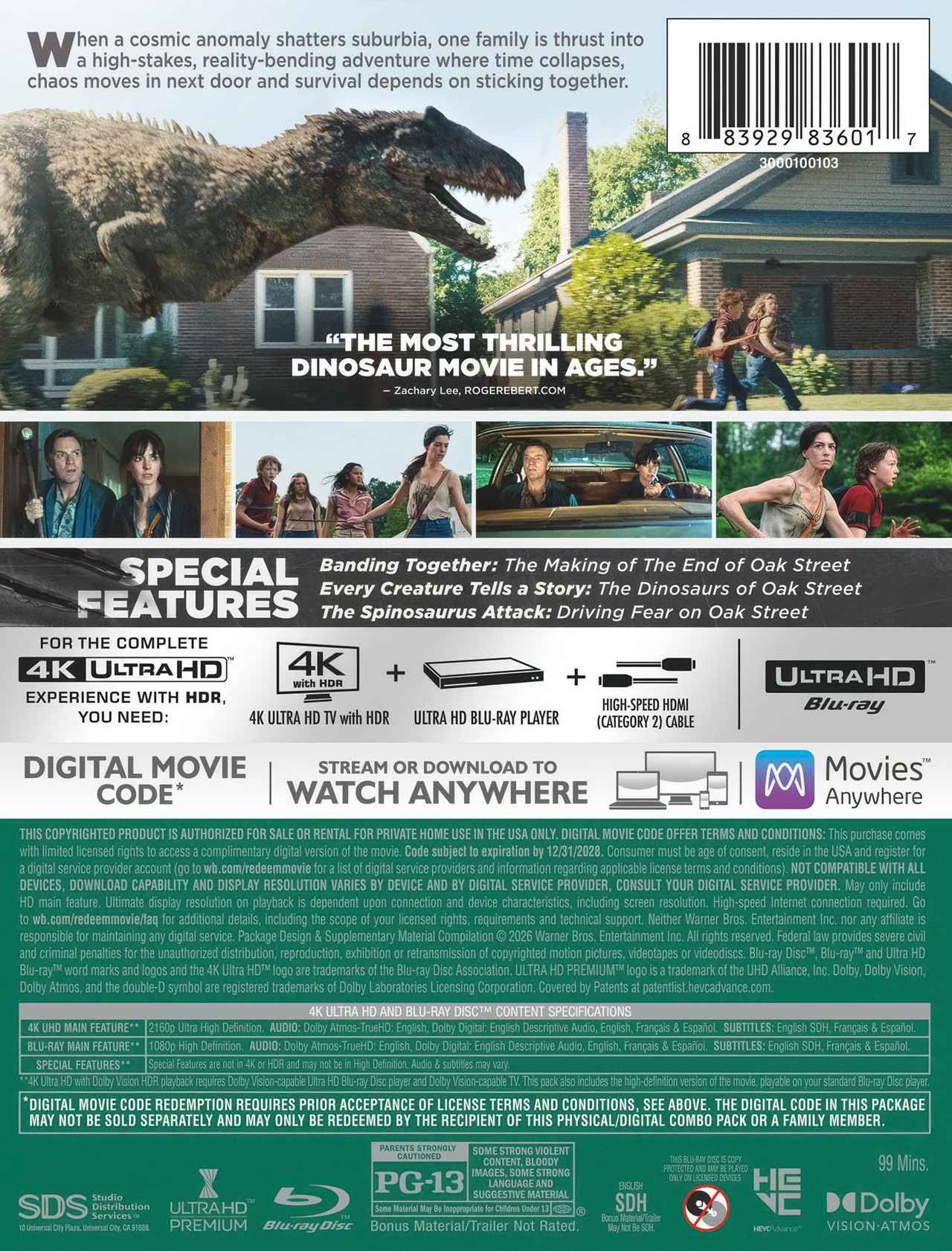画像7: オークストリートの異変【世界映画Hakken伝 from HiVi】
J・J・エイブラムス製作 恐竜アドベンチャー・ムービー!
