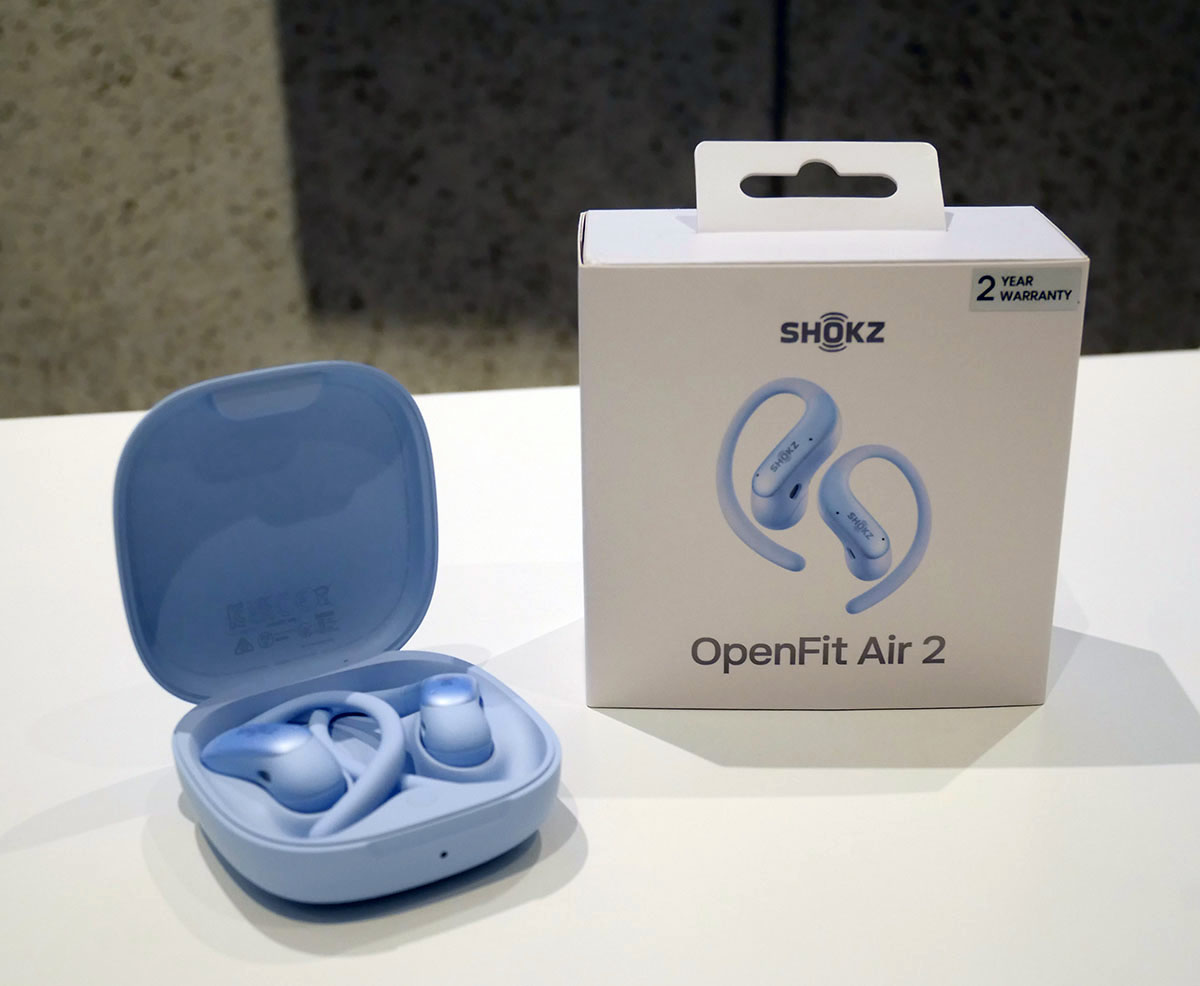 画像1: Shokzが、オープン型イヤホン「OpenFit Air 2」と骨伝導イヤホン「OpenRun Air 2」をリリース。軽さと音質のどちらにも妥協しない、注目の2モデル