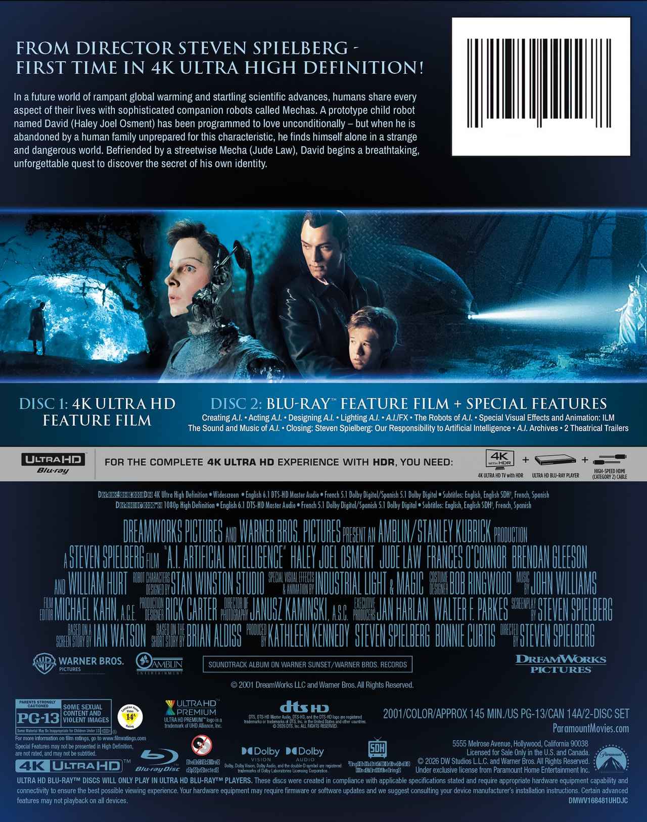 画像5: A.I.【世界映画Hakken伝 from HiVi】キューブリックがスピルバーグに託したSFヒューマンドラマ