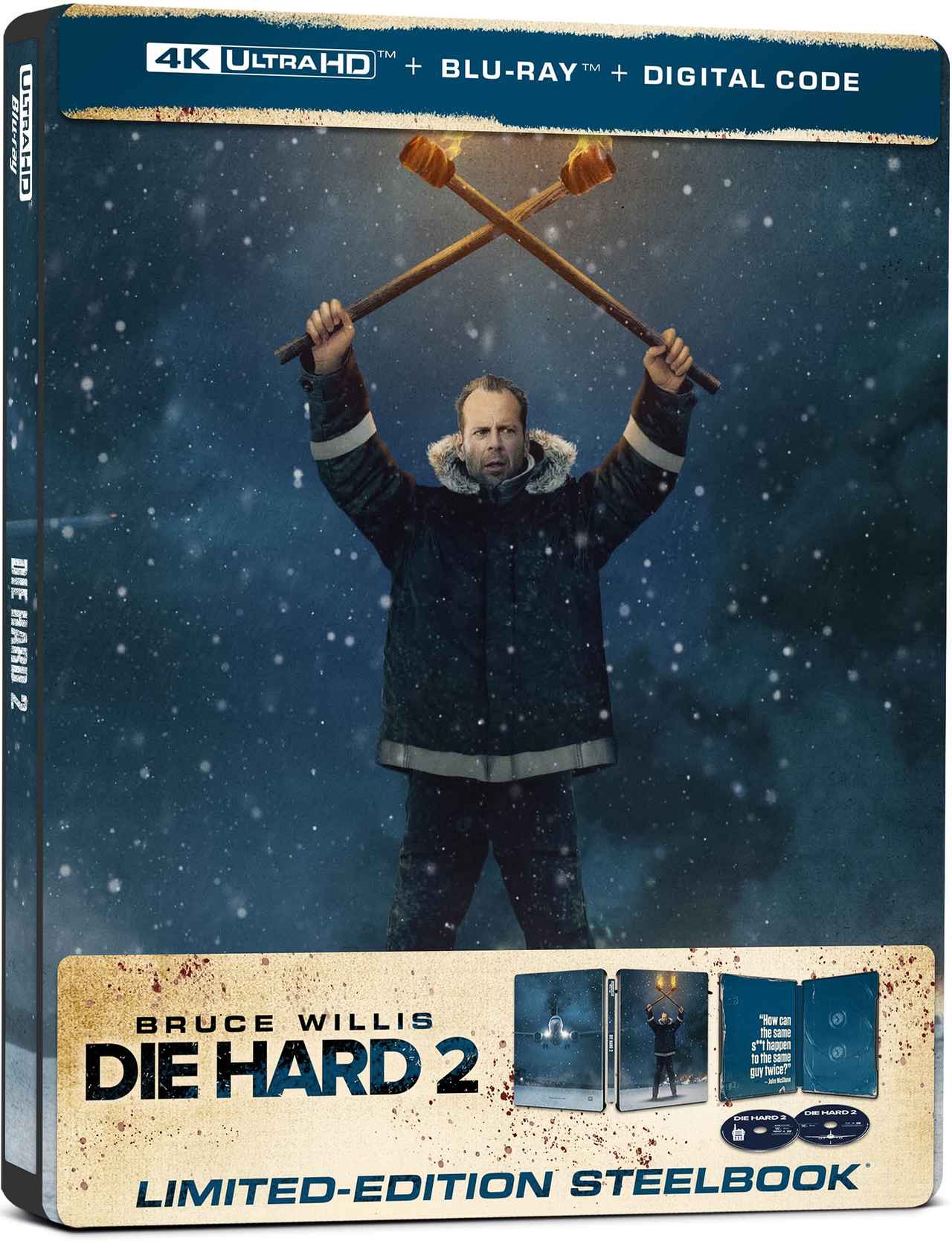 画像3: ダイ･ハード２／ダイ･ハード３【世界映画Hakken伝 from HiVi】傑作アクションの続編が初4K HDR化！