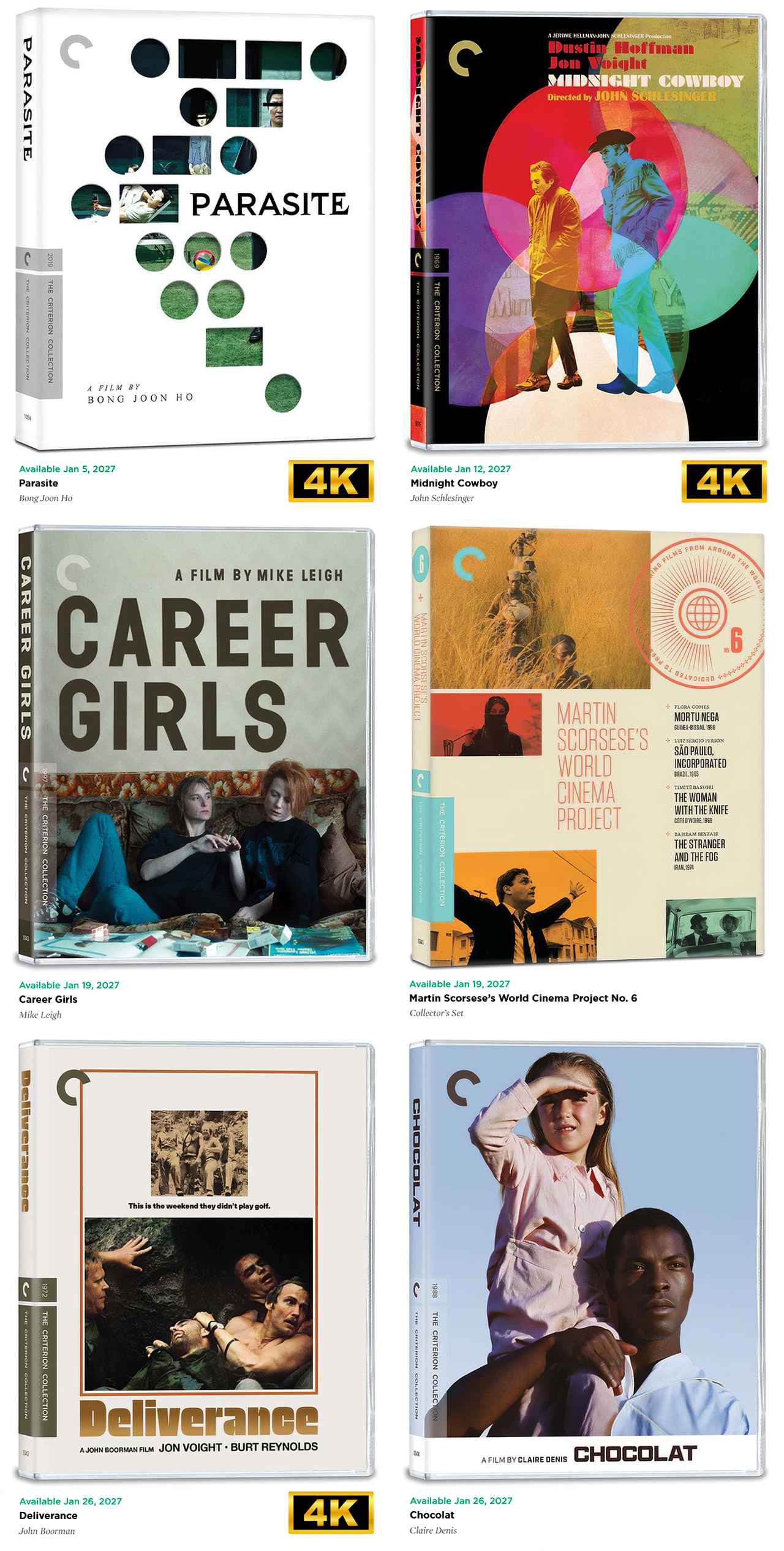 画像: JANUARY 2027 NEW RELEASES - THE CRITERION COLLECTION