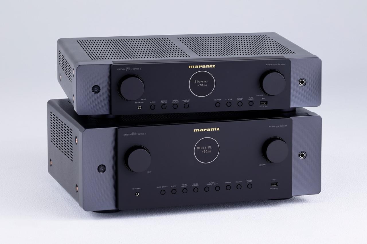 画像: 「Marantz CINEMA 70s SERIES2／CINEMA 60 SERIES2」美しい意匠と本格の音の両立！スリムデザインと充実内容の2モデルで登場した7.2ch再生対応のマランツ製最新世代AVセンター【Special Review】 - Stereo Sound ONLINE