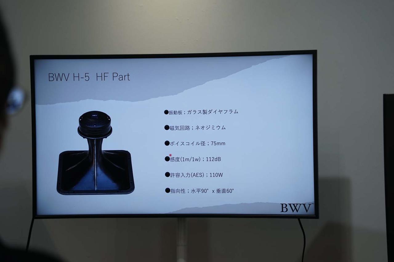 画像: H-5のコンプレッションドライバーの振動板には、1.4インチ口径の超薄板ガラスが用いられている