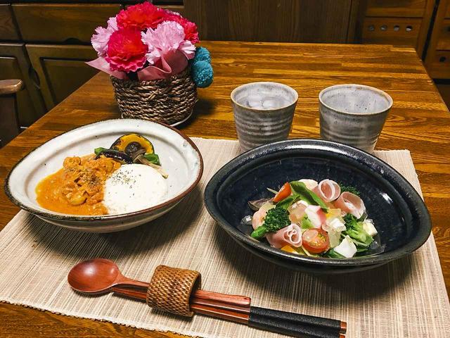 画像: ▲後日、編集部にはお皿にお料理を盛り付けた写真がお義母さんから送られてきました