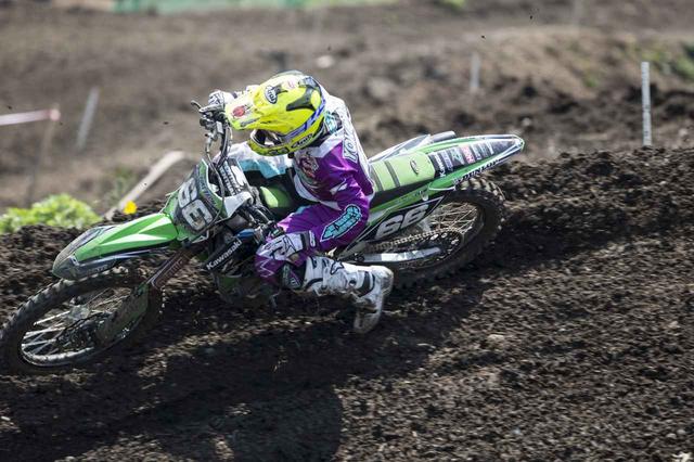 画像: 横山遥希 KX250F(19歳)