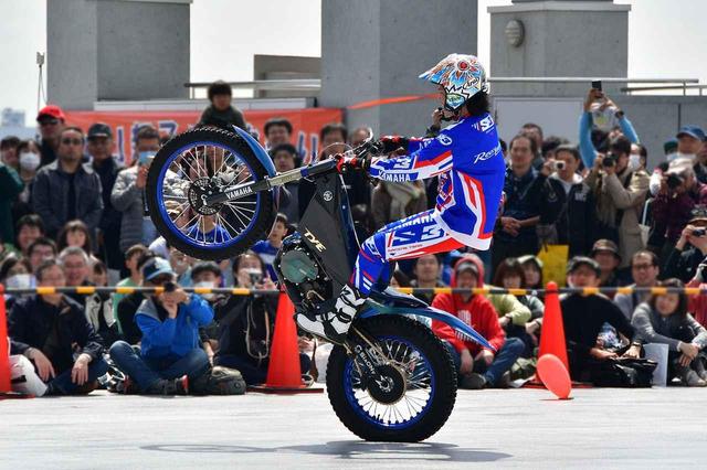 画像: 黒山健一によるTY-Eのデモラン Photo by YAMAHA
