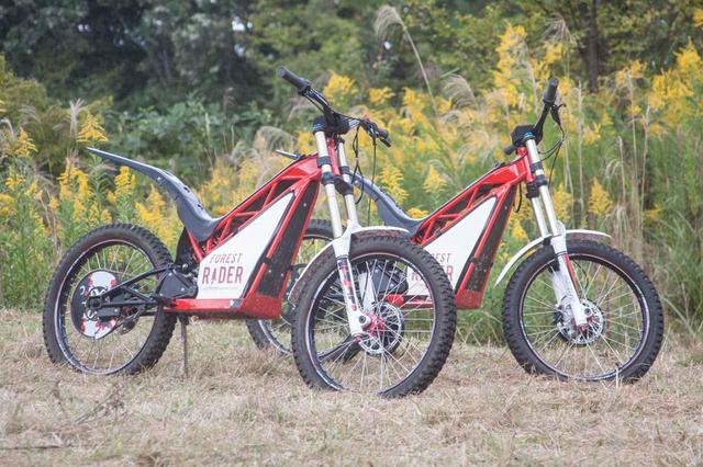 画像1: 安全な電動トライアルバイク、操作はスクーターと同じ!