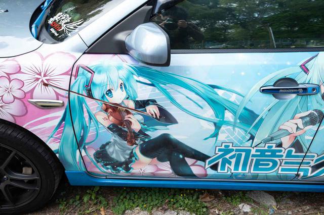画像: 街中にはこんな痛車や