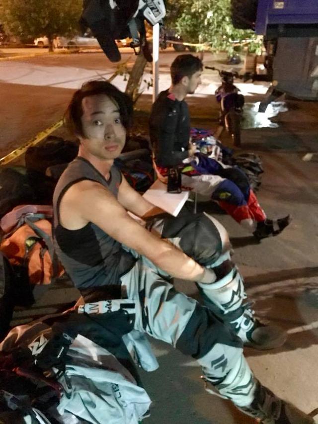 画像: 9000kmを走り終えた男の勇姿