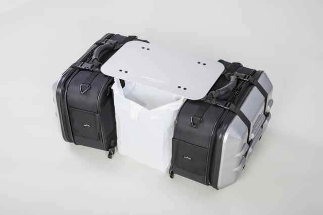 画像: レジ袋をひっかければ簡易ゴミ箱に