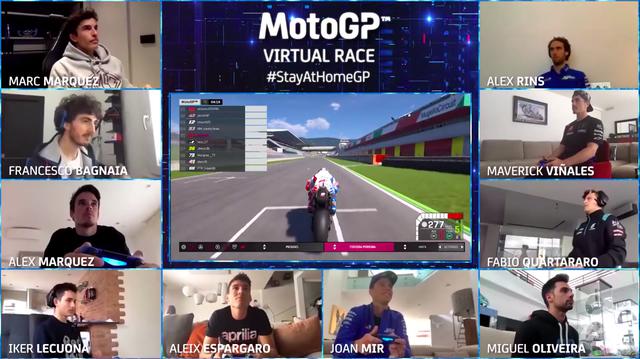 画像: トップライダーがバーチャルゲームで対戦