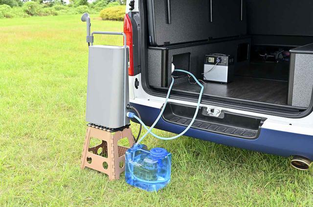 画像: ※写真はボックス内部に小型電動ポンプを搭載しています