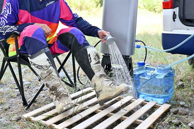 画像7: ライディング後すぐ、"温水"シャワーしたいあなたへ