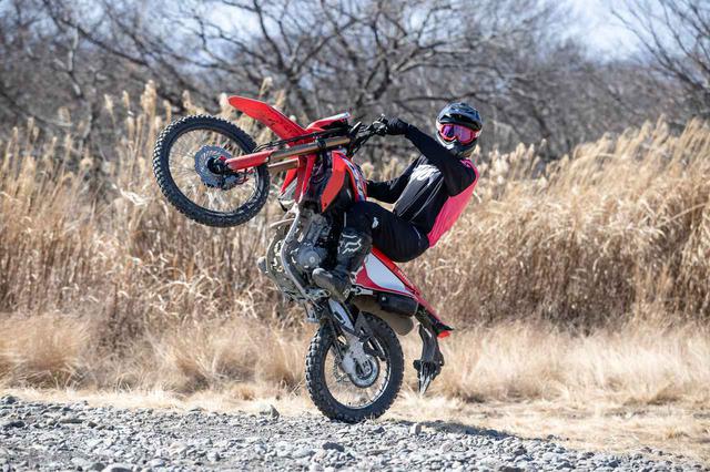 CRF250Lじっくりインプレ vol.2「なんせ軽い。でも、どこから軽さを