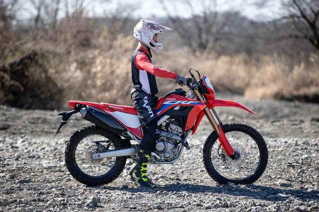 画像2: CRF250Lじっくりインプレ vol.1「足付きがいいだけじゃなかった。スタンダードと足長の<s>を比較」