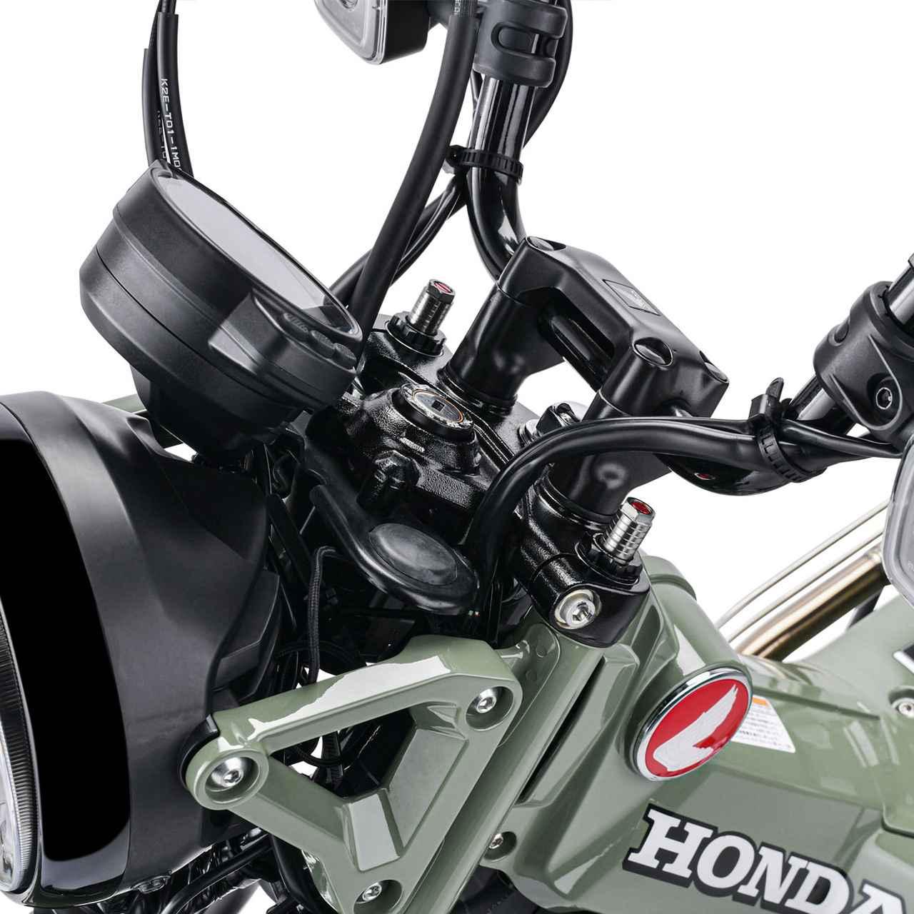 CT125・ハンターカブを自分の体重に合わせよう、フロント 