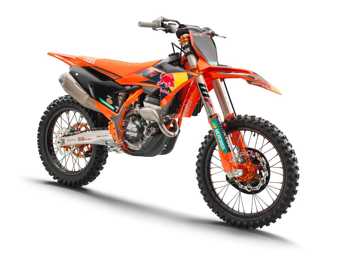 フレームに手を加えたKTM2024ファクトリーエディションが北米で発表