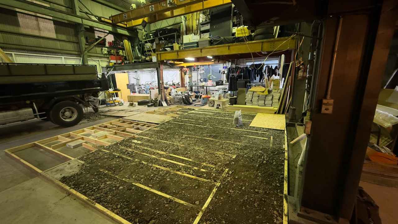 画像: スタジオに2立米の土砂をいれたり…日々まじで疲れた