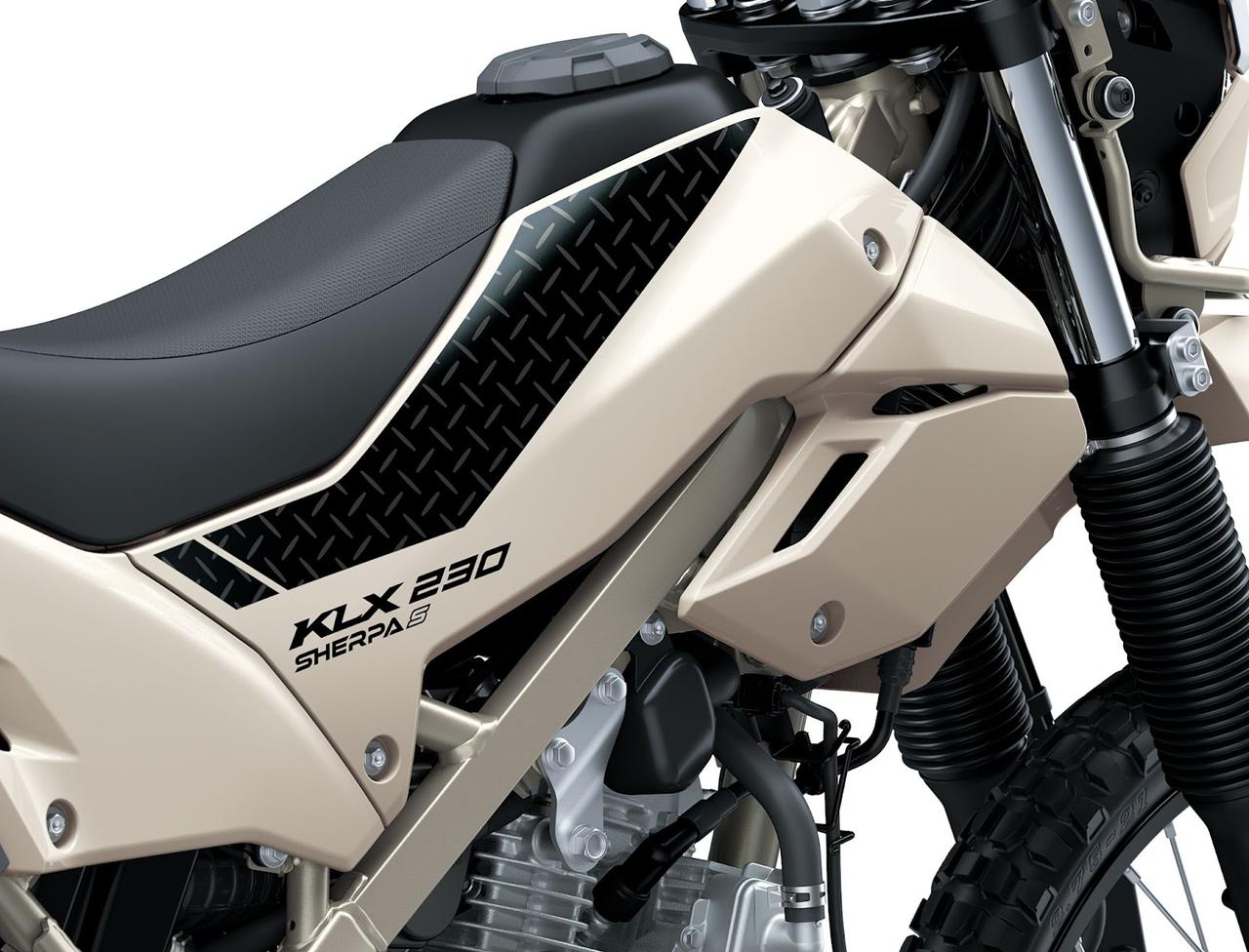 画像2: 新登場、足つき性抜群のトレッキングモデル「KLX230 SHERPA S」