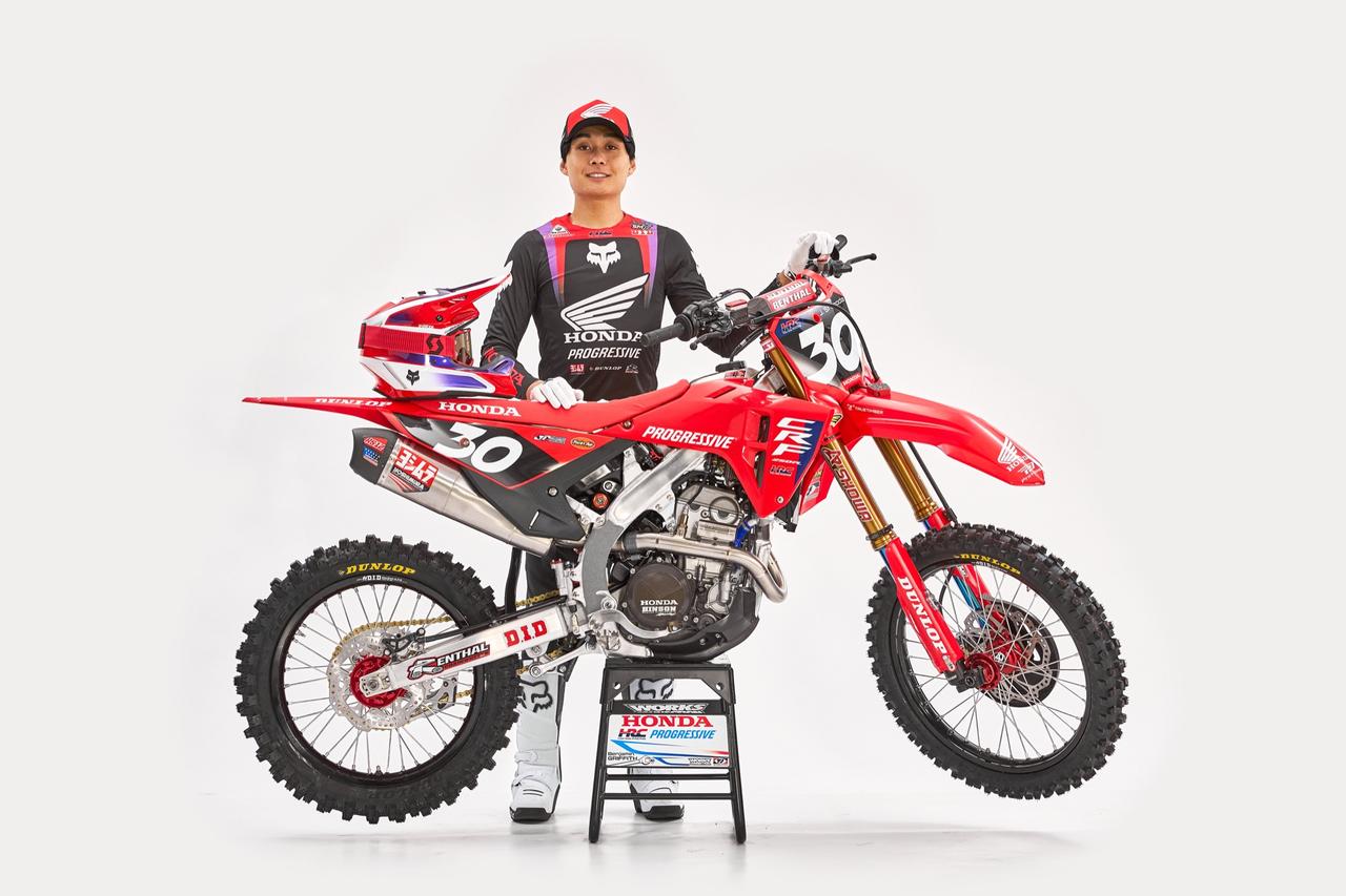 画像1: 下田丈がHonda HRC Progressiveと契約を更新、2026年もCRF250RWEで戦う