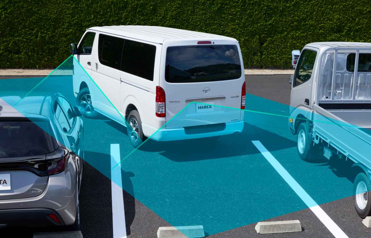 画像: パノラミックビューモニターも装備