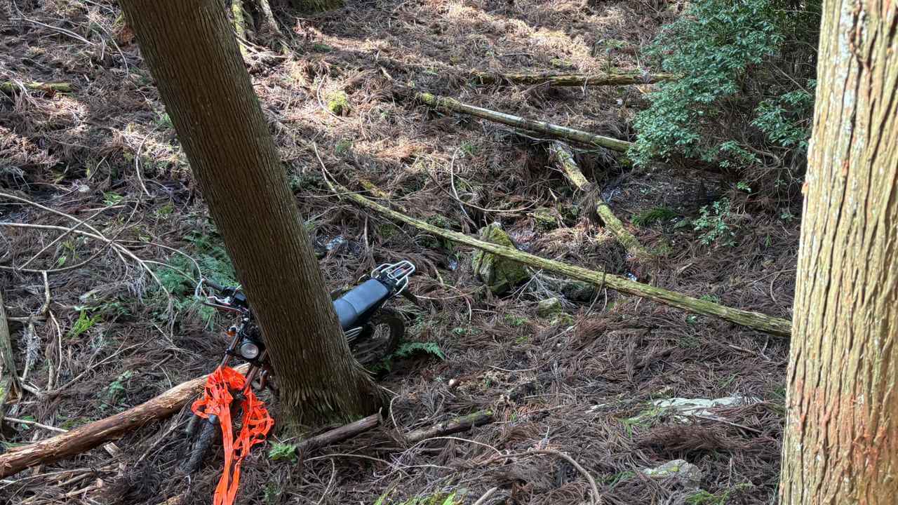 画像2: 林道転落バイクの特殊救助サービスがスタート、林道転落バイクの特殊救助サービス