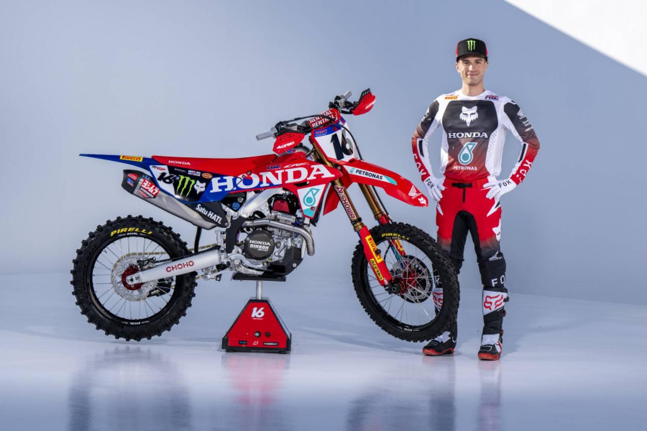 画像: トム・ビアルのCRF450RW。2月には2027モデルの先行投入的意味合いを持つこのマシンの写真が発表済みだ