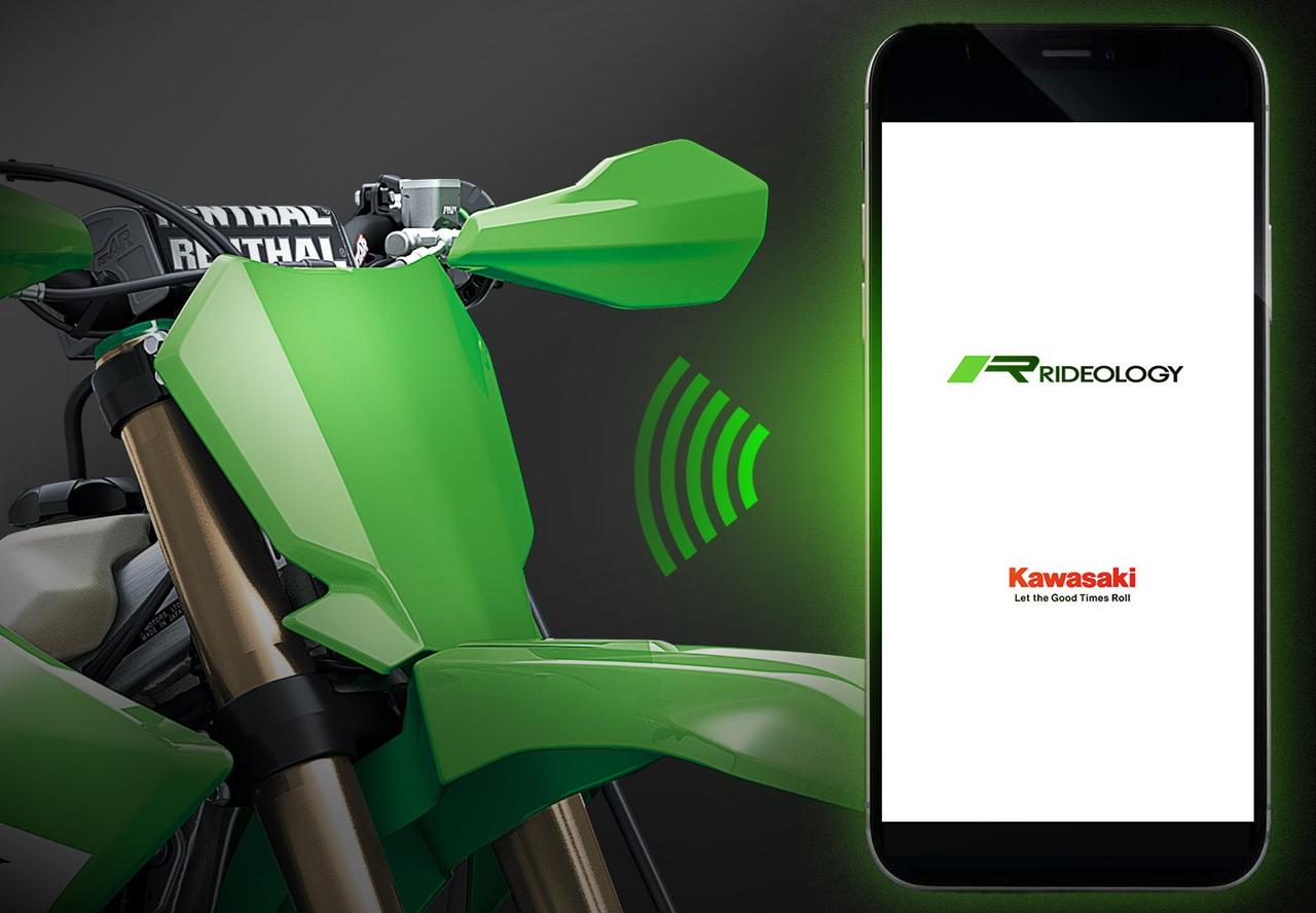 画像: RIDEOLOGY THE APP KX™2でスマホ連携