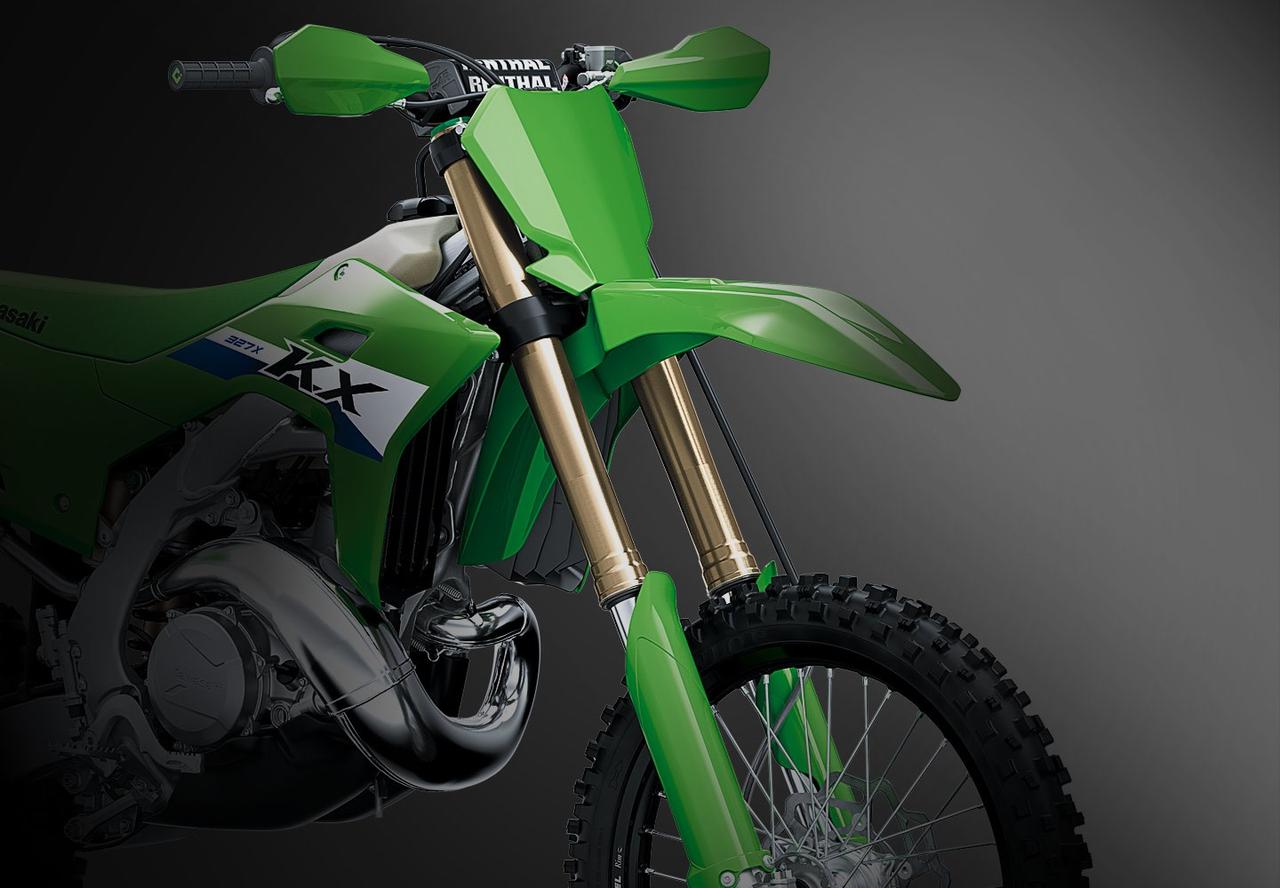 画像2: KX™450F譲りの軽量アルミ・ペリメーターフレーム