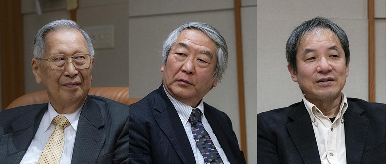 画像: 左から新忠篤氏、岡田章氏、杉井真人氏