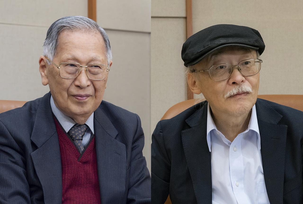 画像: 新忠篤氏（左）、古屋 明氏（右）
