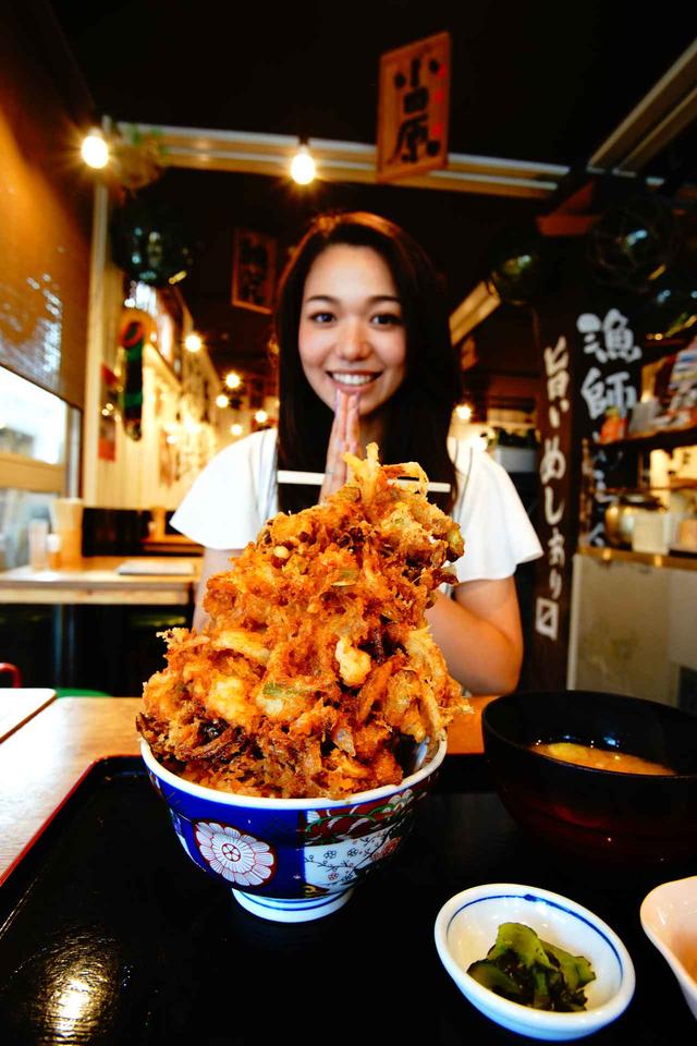 画像: 豪快漁師のかき揚げ丼1680円