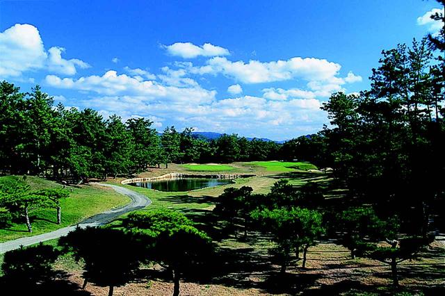 画像: 4番ホール/173㍎/パー3 右の松林はOB、左100㍎には池、グリーン奥の左右にはバンカーがガード。グリーン手前は幅12㍎と狭い