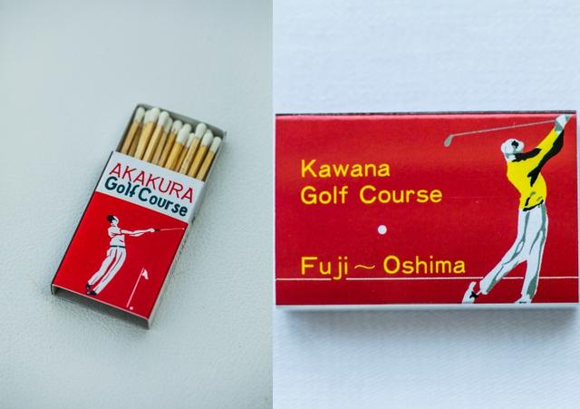 画像: コースのマッチにはスウィングするゴルファーの姿が。自らプレーするだけにフォームも美しい