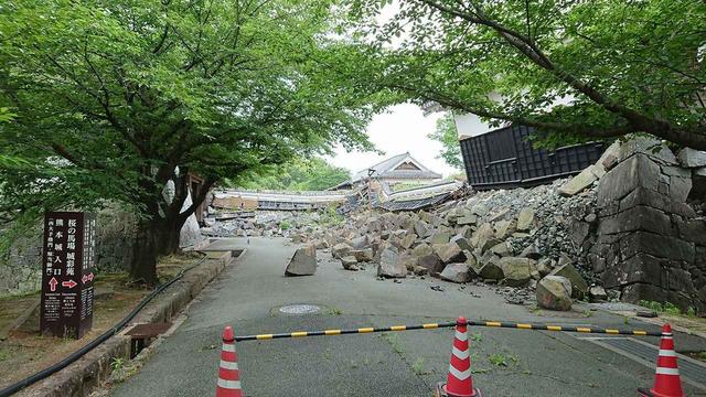 画像: 地震の破壊力の怖さを目の当たりに(2018年5月撮影)